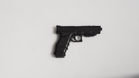 Statischer-Schuss-Aus-Der-Handfeuerwaffe