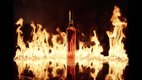 Whiskyflasche-Und-Feuerhintergrund-02