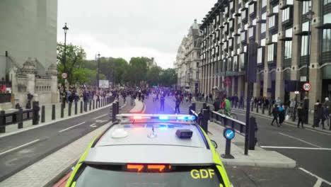 London-Protestors-Gather-On-Streets-During-Black-Lives-Matter-Demonstrations