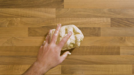 Top-View-Sticky-Dough-Put-on-Worktop