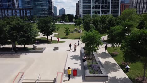 Parque-De-Patinaje-De-Chicago-Desde-Arriba