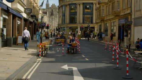 Tracking-Shot-of-Closed-Road-to-Help-Social-Distancing-In-Oxford-