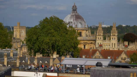 Long-Shot-of-Rooftop-Social-Area-with-Radcliffe-Camera-Building-Behind