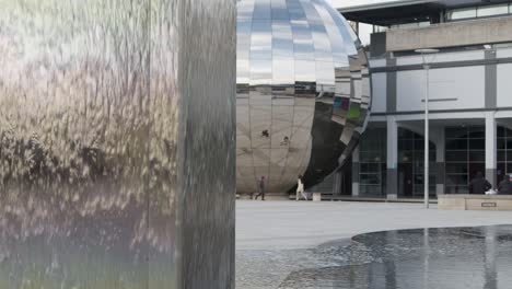 Rising-Shot-of-Bristol-Planetarium-In-Bristol-England