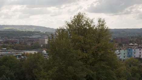 Panoramaaufnahme-Der-Landschaft-Von-Bristol-In-England
