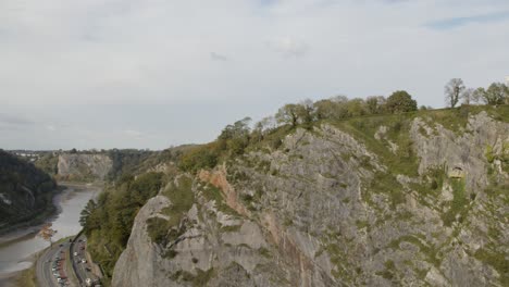 Toma-Panorámica-Del-Valle-Del-Río-Avon-En-Bristol,-Inglaterra