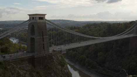 Schiebeschuss-Von-Bristols-Clifton-Suspension-Bridge-In-England