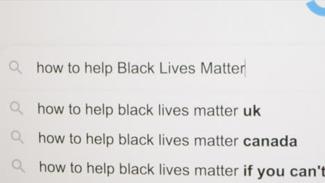 In-Der-Google-Suchleiste-Eingeben,-Wie-Man-Schwarzen-Leben-Hilft