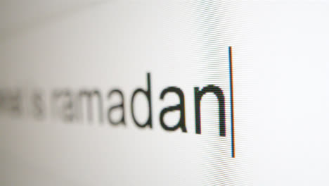 Extreme-Nahaufnahme,-Was-Ramadan-In-Der-Google-Suchleiste-Ist?