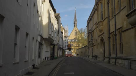 Tracking-Shot-Down-Street-Towards-Exeter-College-
