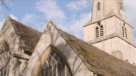 Panning-Shot-Looking-Up-at-Church