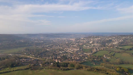 Drone-Shot-Rising-Up-and-Looking-Towards-City-of-Bath