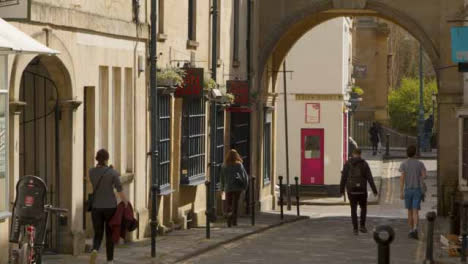 Tracking-Shot-Following-Pedestrians-Down-Queen-Street