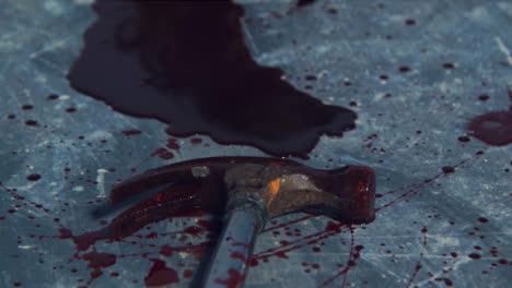 Extreme-Close-Up-Gimbal-Shot-from-Bloody-Hammer-to-Body-