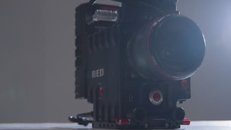 Low-Angle-Shot-Orbiting-RED-Dragon-Cinema-Camera