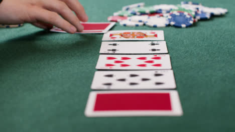 Tracking-Close-Up-Approaching-Community-Cards-as-Poker-Player-Folds