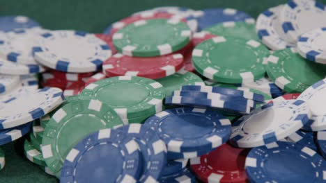 Tracking-Close-Up-Shot-Down-the-Community-Cards-to-Poker-Pot