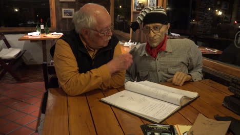 Argentina-man-with-dummy-in-café