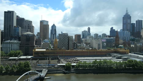 Melbourne-Australia-skyline-with-clouds