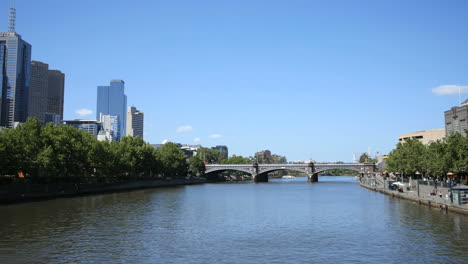 Melbourne-Australien-Anzeigen-Pans-Yarra-Riverra