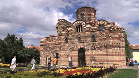 Nessebar-Bulgarien-Christus-Pantokrator-Kirche-Schöner-Himmel