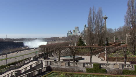 Canadá-Cataratas-Del-Niágara-Y-El-Horizonte-De-La-Ciudad