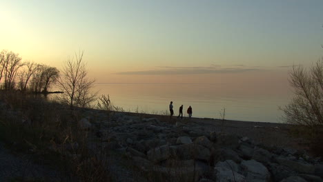 Ontario-Kanada-Seeblick-Nach-Sonnenuntergang