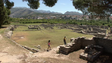 Kroatien-Salona-Römisches-Forum-Ruinen