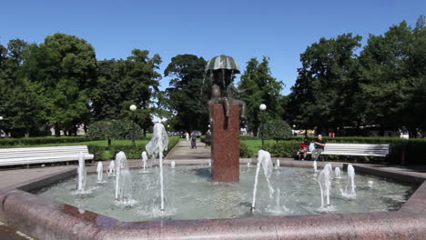 Tallinn-Estonia-fountain-with-water