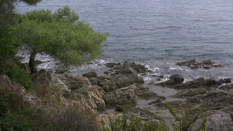 France-Riveria-coast-rocks-at-low-tide