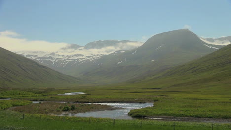 Arroyo-De-Islandia-En-La-Desembocadura-De-Heoinsfjordur