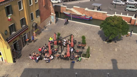 Venedig-Italien-Café