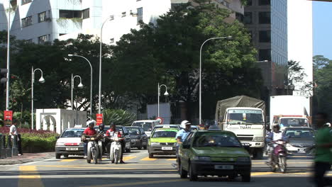 Kuala-Lumpur-Malaysia-Straßen-Mit-Verkehr