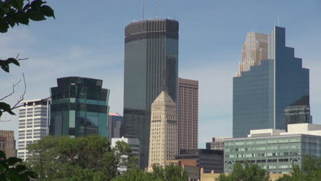 Minneapolis-Minnesota-Innenstadt-Hohe-Gebäude
