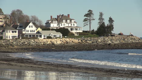 Casas-En-Hampton-Beach,-New-Hampshire