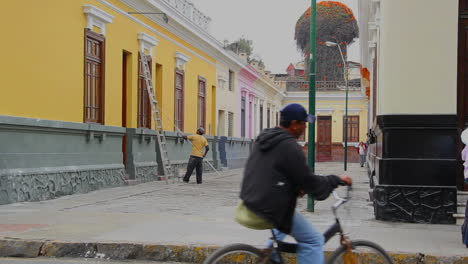 Lima-Peru-Barranco-Viertel-Häuser