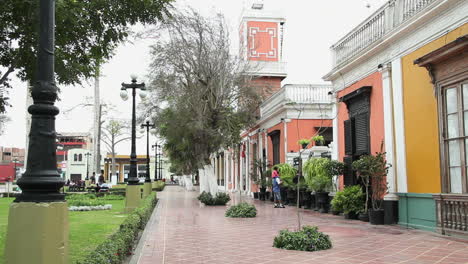 Lima-Peru-Barranco-Viertel-Straße