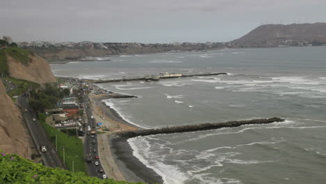 Lima-Peru-Miraflores-coast-below