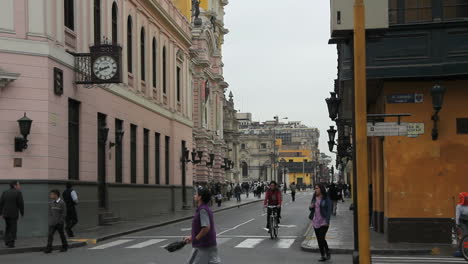 Lima-Peru-central-city-with-bikes