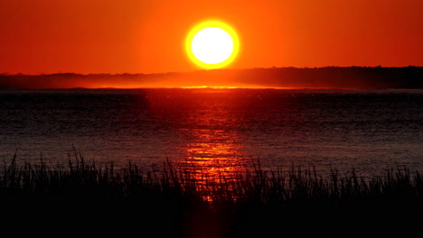 South-Carolina-Seabrook-Sonnenuntergang-Zeitraffer