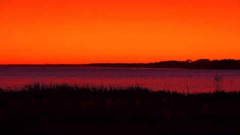 South-Carolina-Roter-Himmel-Nach-Sonnenuntergang