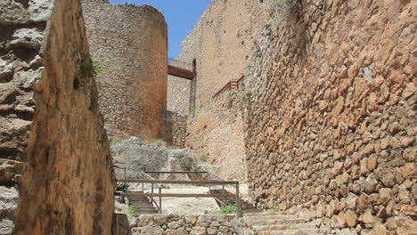 La-Mancha-Spanien-Burg-Treppen