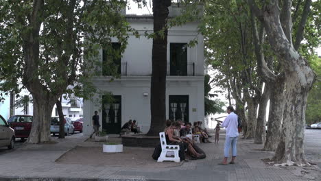 Uruguay-Colonia-Del-Sacramento-Uruguay-House-And-Bench