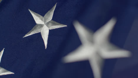 Close-Up-Shot-of-United-States-Flag