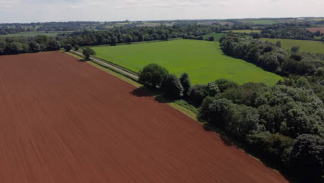 Drone-Shot-Flying-Over-Agricultural-Fields