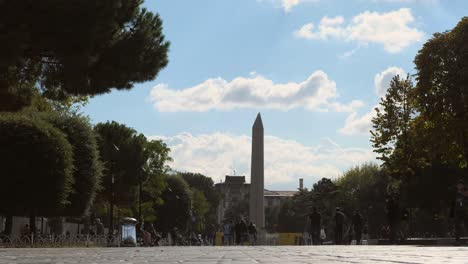 Wide-Shot-of-Sultanahmet-Square--