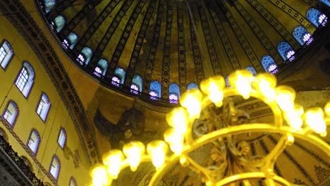 Low-Angle-Shot-of-Hagia-Sophia-