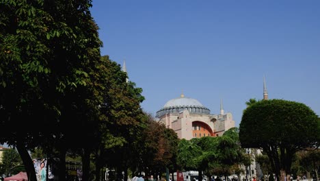 Weitschuss-Der-Hagia-Sophia-Moschee-In-Istanbul?