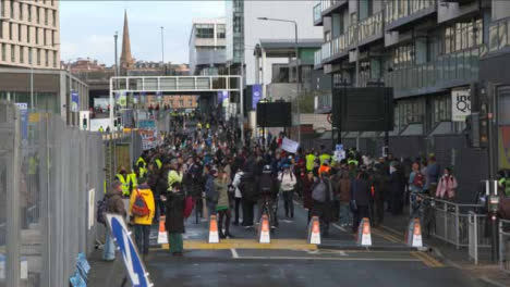 Crowds-Gather-Outside-Entrance-to-COP-26-Summit