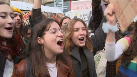 Young-Activist-Chanting-at-COP-26-Protest